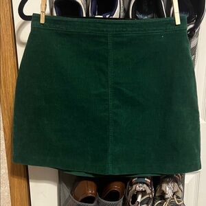 Forever 21 Dark Green Mini Skirt